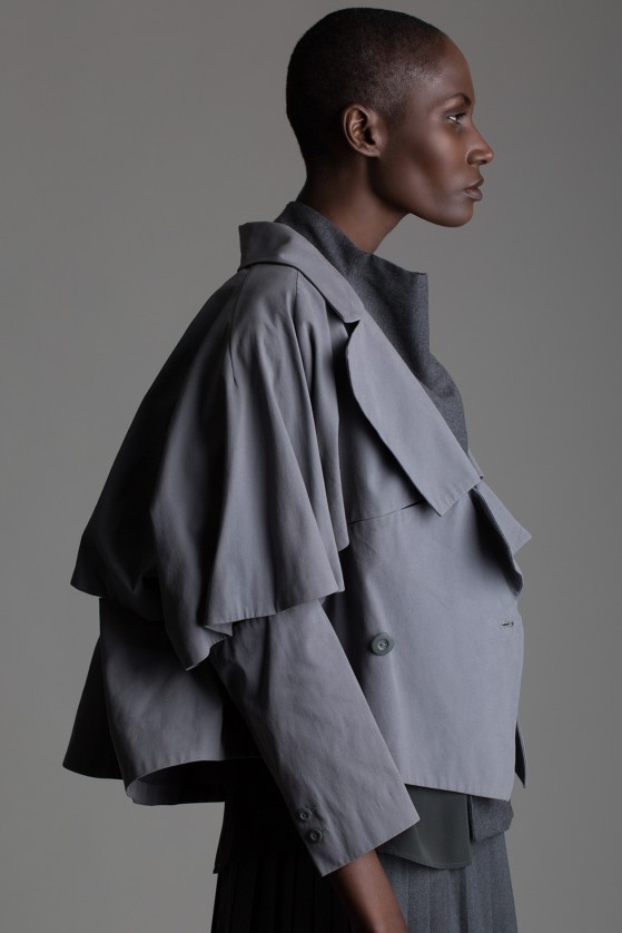 Vintage Issey Miyake Cropped Trench